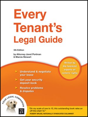 cover image of Every Tenant's Legal Guide